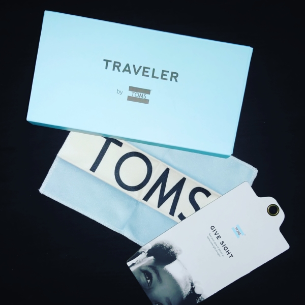 TOMS eyewear packaging
